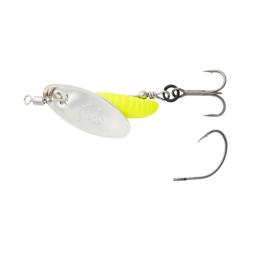 GRUB SPINNER - SILVER YELLOW - #1 - 3,8g