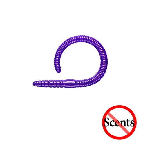 FLEX WORM - PURPLE WITH GLITTER - 9,5cm