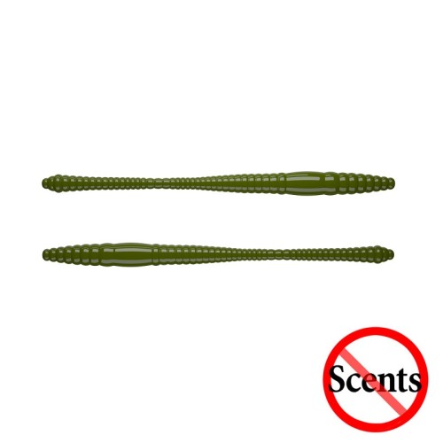 DYING WORM - OLIVE - 8cm