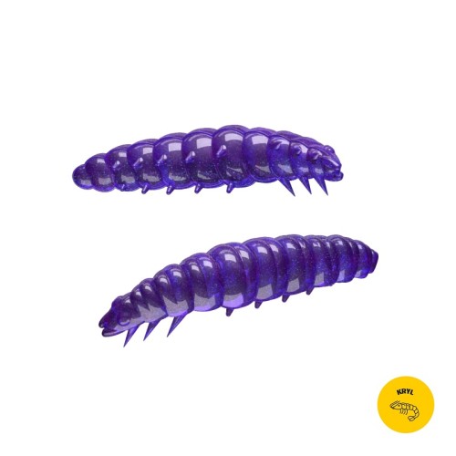 LARVA - PURPLE WITH GLITTER - 4,5cm