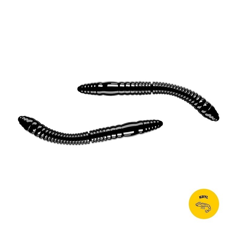 FATTY D'WORM TOURNAMENT - BLACK - 5,5cm