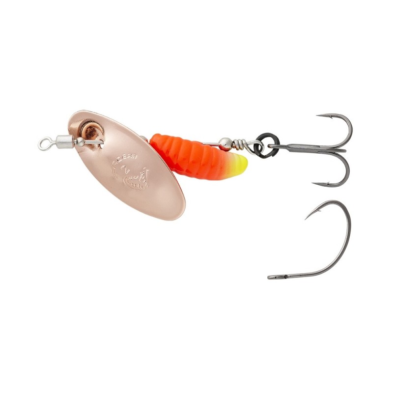 GRUB SPINNER - COPPER RED YELLOW - #2 - 5,8g