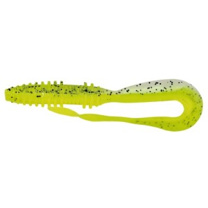 BIG TAIL TWIST - TRANSPARENT LEMON - 8cm