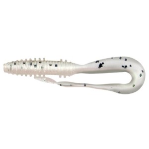 BIG TAIL TWIST - PEARL & PEPPER - 10cm