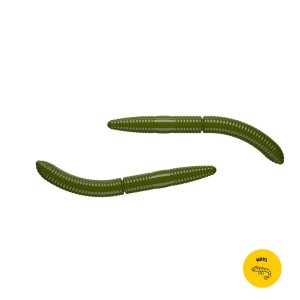 FATTY D'WORM - OLIVE - 6,5cm