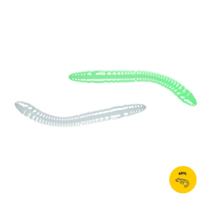 FATTY D'WORM TOURNAMENT - GLOW UV GREEN - 5,5cm