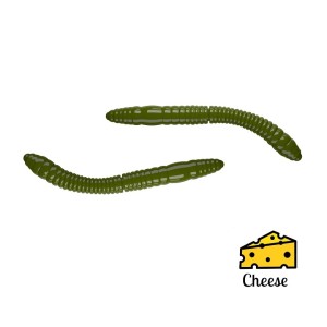 FATTY D'WORM TOURNAMENT - OLIVE - 5,5cm