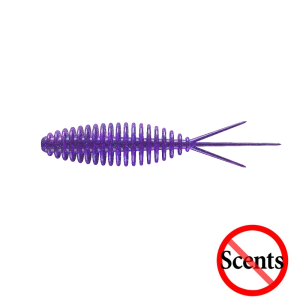 TURBO WORM - PURPLE WITH GLITTER - 5,6cm