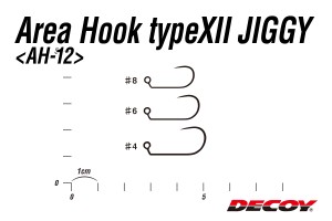 AREA HOOK TYPE XII JIGGY - #8
