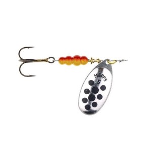 COMET DECOREES - SREBRNY / CZARNE KROPKI - #4 - 8g