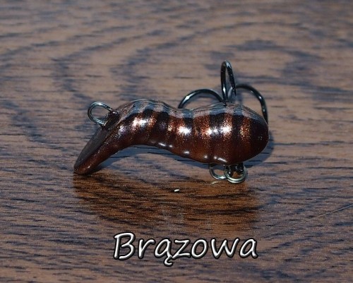 PIJAWKA - BRĄZOWA - S - 3cm