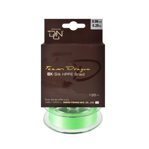 8X-SILK HPPE - GREEN - 0,16mm - 135m