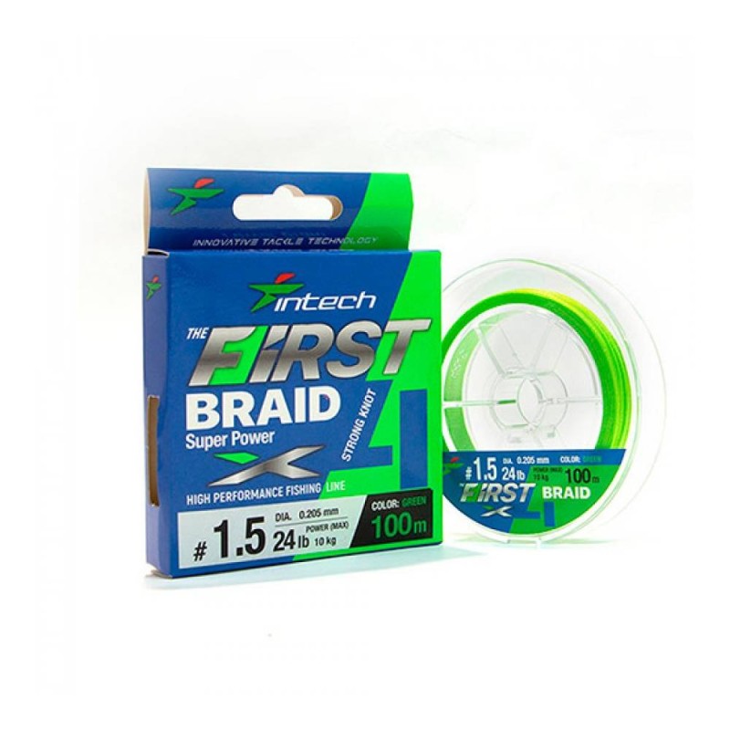 FIRST BRAID  PEX4 - GREEN - #0,3 - 150m