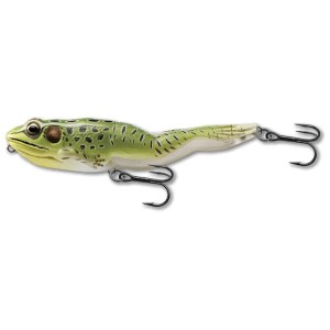 FROG POPPER - GREEN/YELLOW - 12cm