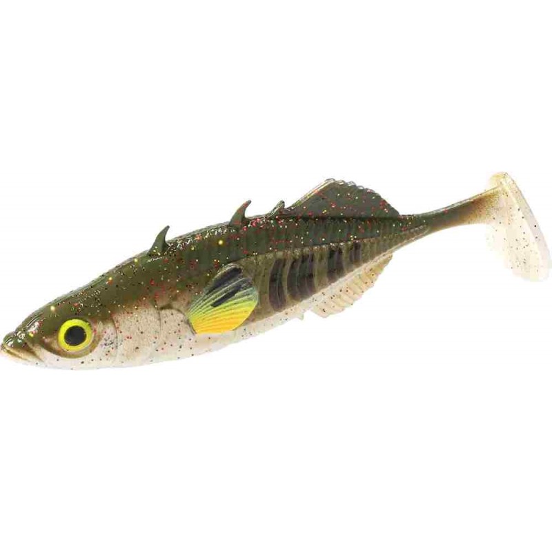 REAL FISH STICKLEBAIT - GREEN PUMPKIN - 8cm
