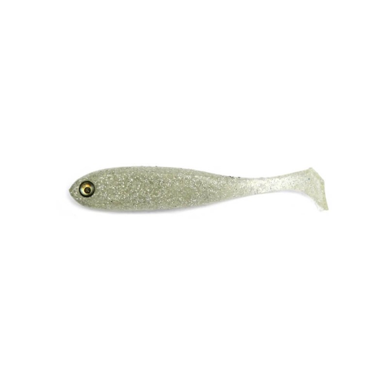 ADUSTA PENTA SHAD - CLEAR SILVER GLITTER - 10cm