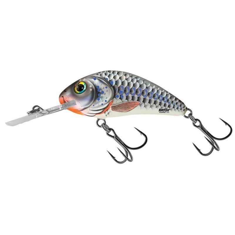 HORNET RATTLIN - SILVER HOLOGRAPHIC SHAD - 3,5cm