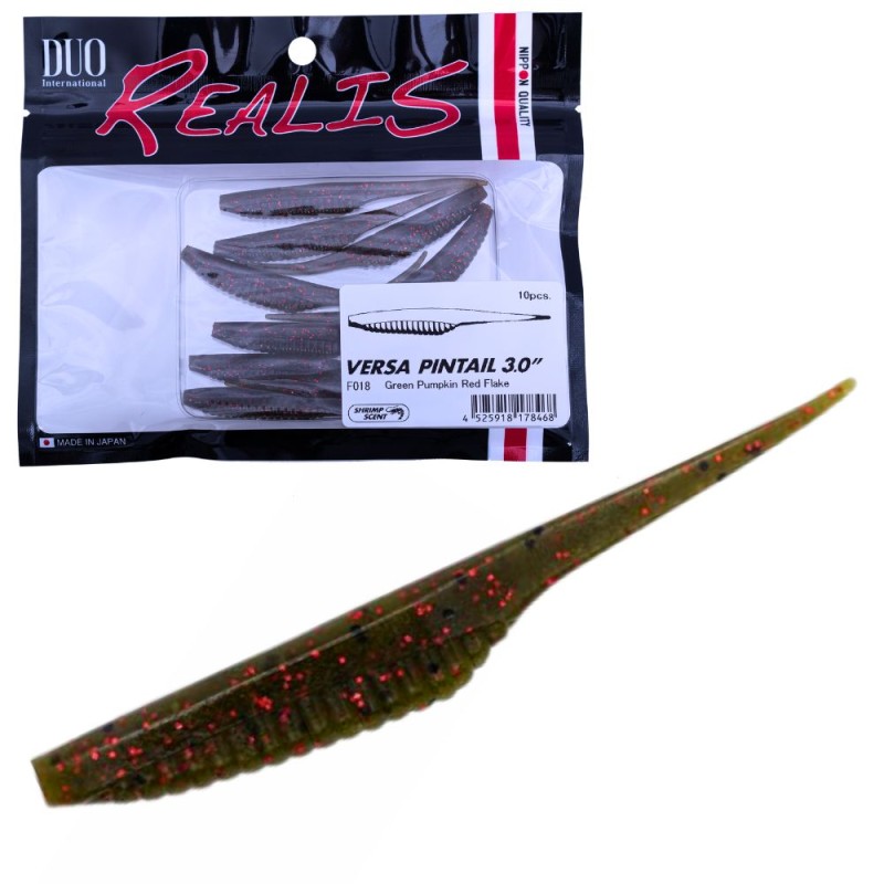 VERSA PINTAIL - GREEN PUMPKIN RED FLAKE - 7,5cm