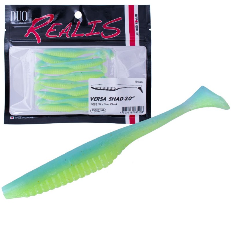 VERSA SHAD - SKY BLUE CHART - 7,5cm