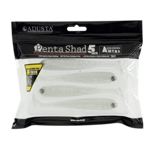ADUSTA PENTA SHAD - CLEAR SILVER GLITTER S - 12,7cm