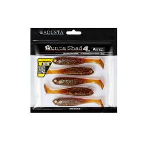 ADUSTA PENTA SHAD - MOTOR OIL - 10cm