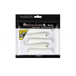 ADUSTA PENTA SHAD - WHITE GLOW - 10cm