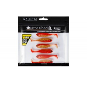 ADUSTA PENTA SHAD -  RED GOLDEN SHAD - 7,5cm