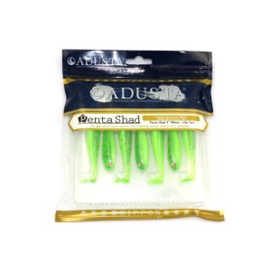 ADUSTA PENTA SHAD - GREEN CHARTREUSE SEED SHINER - 7,5cm