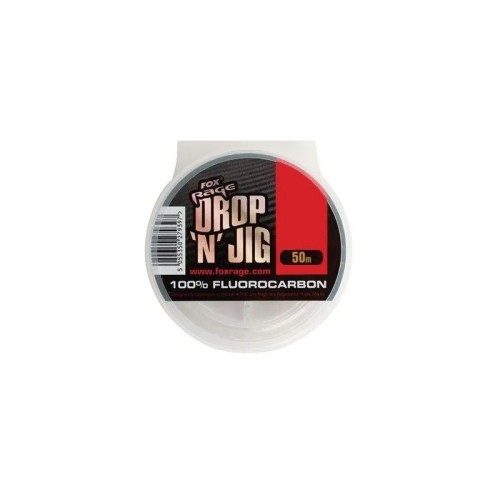 FLUOROCARBON FOX RAGE DROP & JIG 50M - 0,35mm - 50m