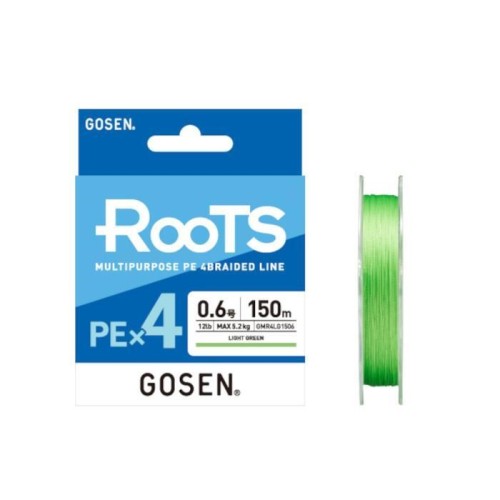 GOSEN ROOTS - MULTIPURPOSE BRAID - PE X4 - 1,5PE - 150m