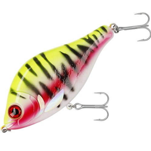 WOBLER - MFT JERK - 10cm / LEMON TIGER - TONĄCY 