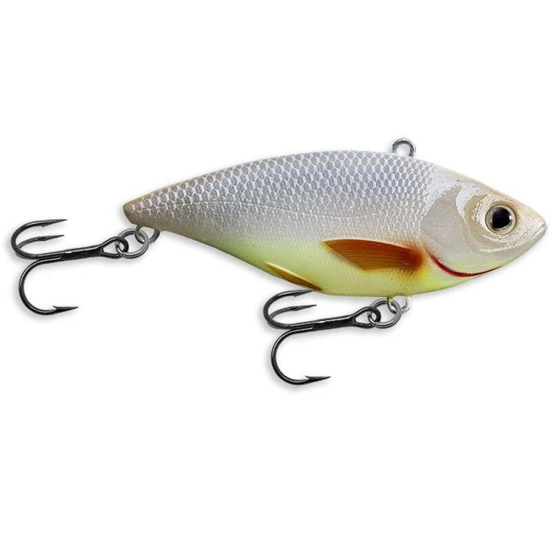 GOLDEN SHINER RATTLEBAIT - GLOW WHITE - 5cm