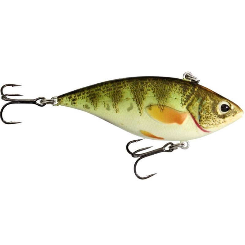 YELLOW PERCH RATTLEBAIT - GLOW UV - 6cm