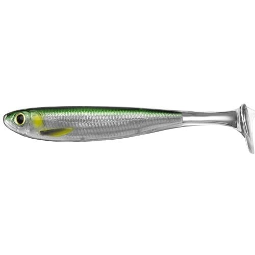 SLOW - ROLL MULLET PADDLE TAIL - SILVER - 10cm
