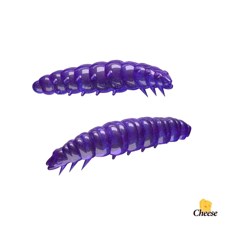 LARVA - PURPLE WITH GLITTER - 4,5cm