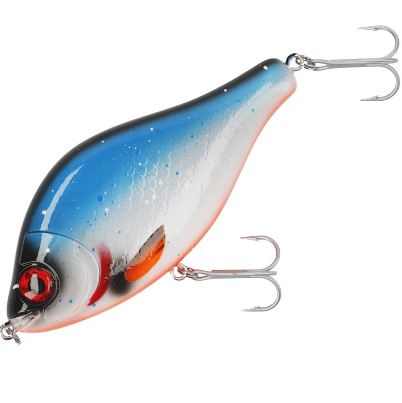 WOBLER - MFT JERK - 10cm / BLUE ROACH - TONĄCY 