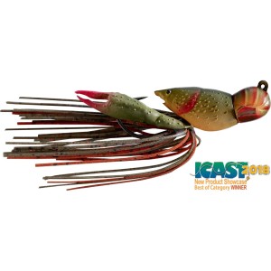 HOOLOW BODY CRAWFISH JIG - BROWN RED - 5cm