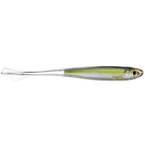 GHOST TAIL MINNOW DROPSHOT BAIT - SILVER GREEN - 9,5cm
