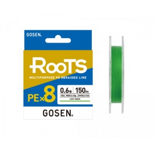 GOSEN ROOTS - MULTIPURPOSE BRAID - PE X8 - 1,5PE - 150m