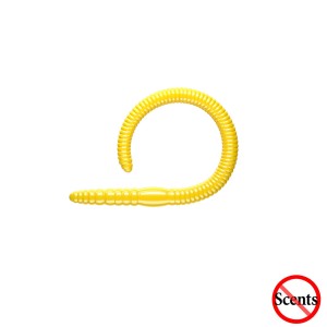 FLEX WORM JUNIOR - YELLOW - 6,5cm