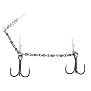 DOZBROJKA DWUKOTWICOWA WIELOKRĘTLIKOWA HYPER STRONG STINGER RIG  - #1/0 - 8,5cm