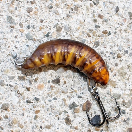 ROBAL - BRĄZOWO ŻÓŁTY - S - 3,5cm