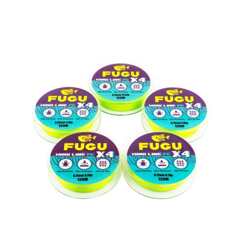 FUGU HIMO LINE PE X4 - 0,11mm - 120m