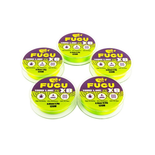 FUGU HIMO LINE PE X8 - 0,06mm - 120m