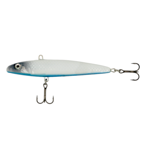 SLIM MINNOW - S - WHITE BLUE - 10cm