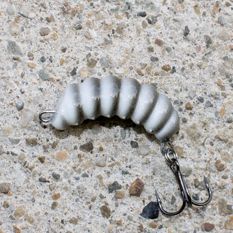 GĄŚIENICZKA - BIAŁO SZARA - F - 3,2cm