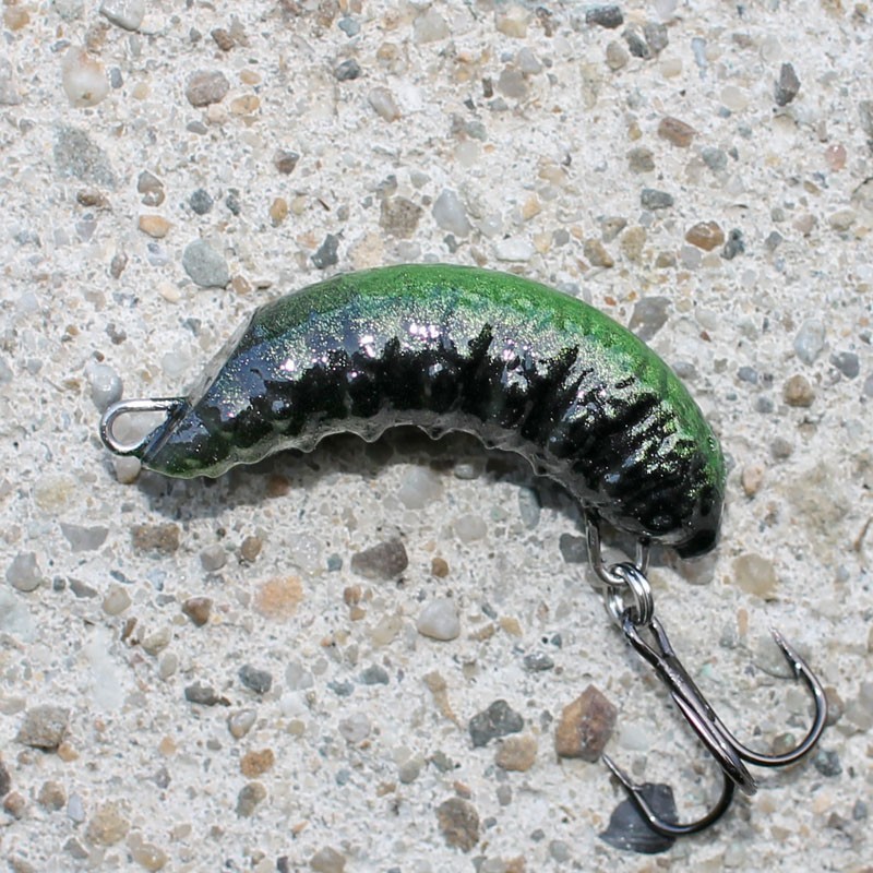 ROBAL - CZARNO ZIELONY - S - 3,5cm