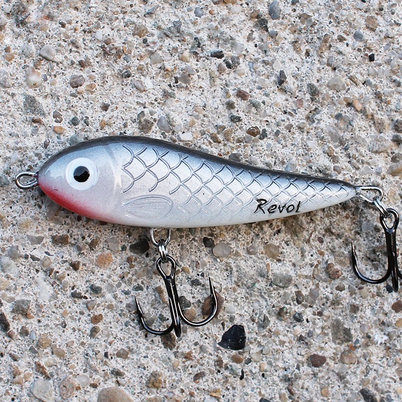 DRIFTY - SREBRNE Z CZERWONYM - S - 5,5cm