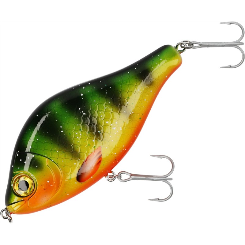 WOBLER - MFT JERK - 10cm / HOT PERCH - TONĄCY 