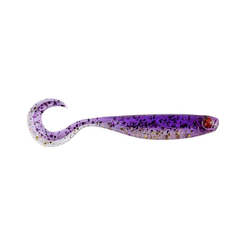 MEZASHI CROSS CURLY TAIL - PURPLE MAGIC - 9cm